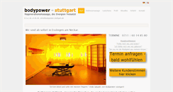 Desktop Screenshot of bodypower-stuttgart.de